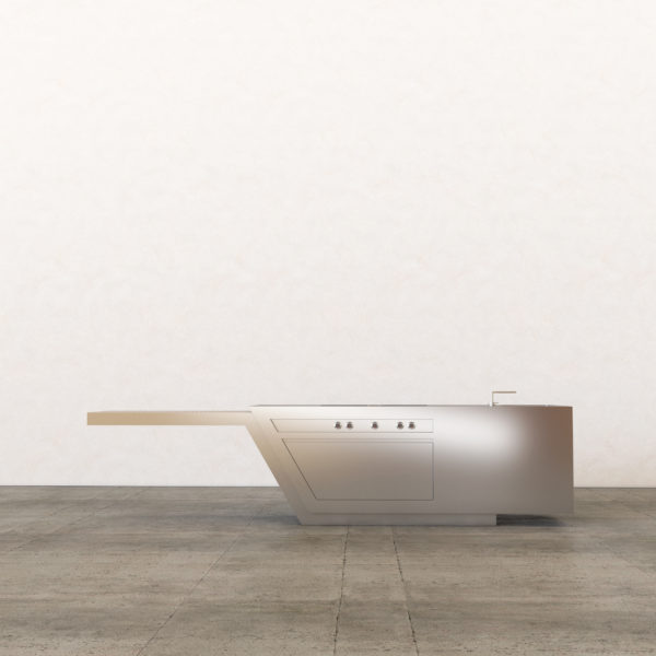 STRATO_UNIQUENESS_TATTOO_KITCHEN ISLAND_STAINLESS STEEL_1