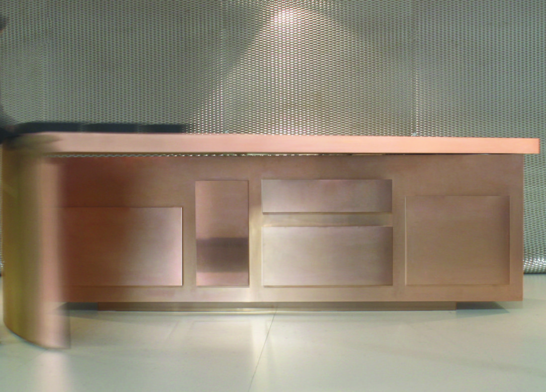Strato_design_SEMPLICE#1_kitchen island with turning table_copper mat finishing_04