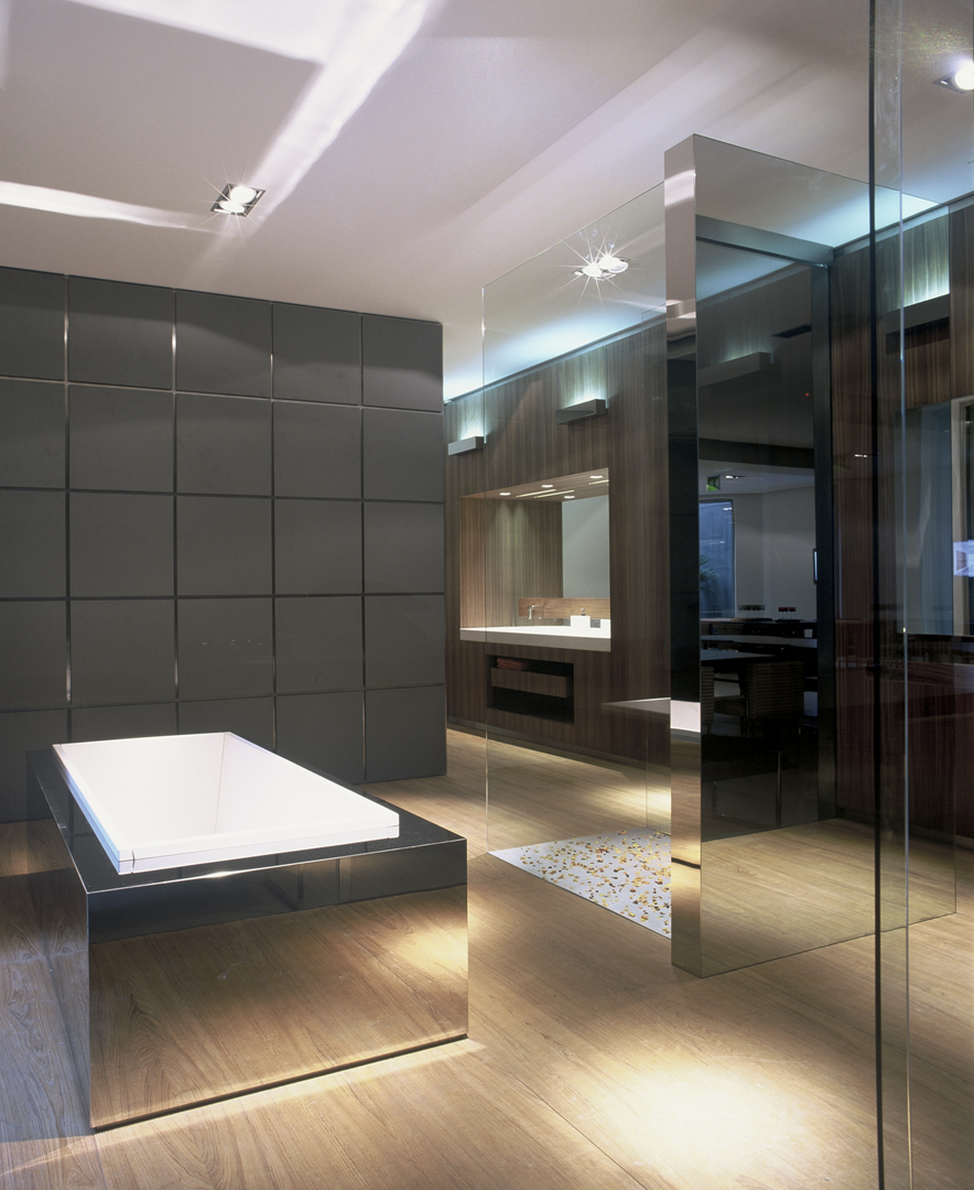 Strato_design_bespoke bathroom project in Milano_stone_mirror stainless steel_11b
