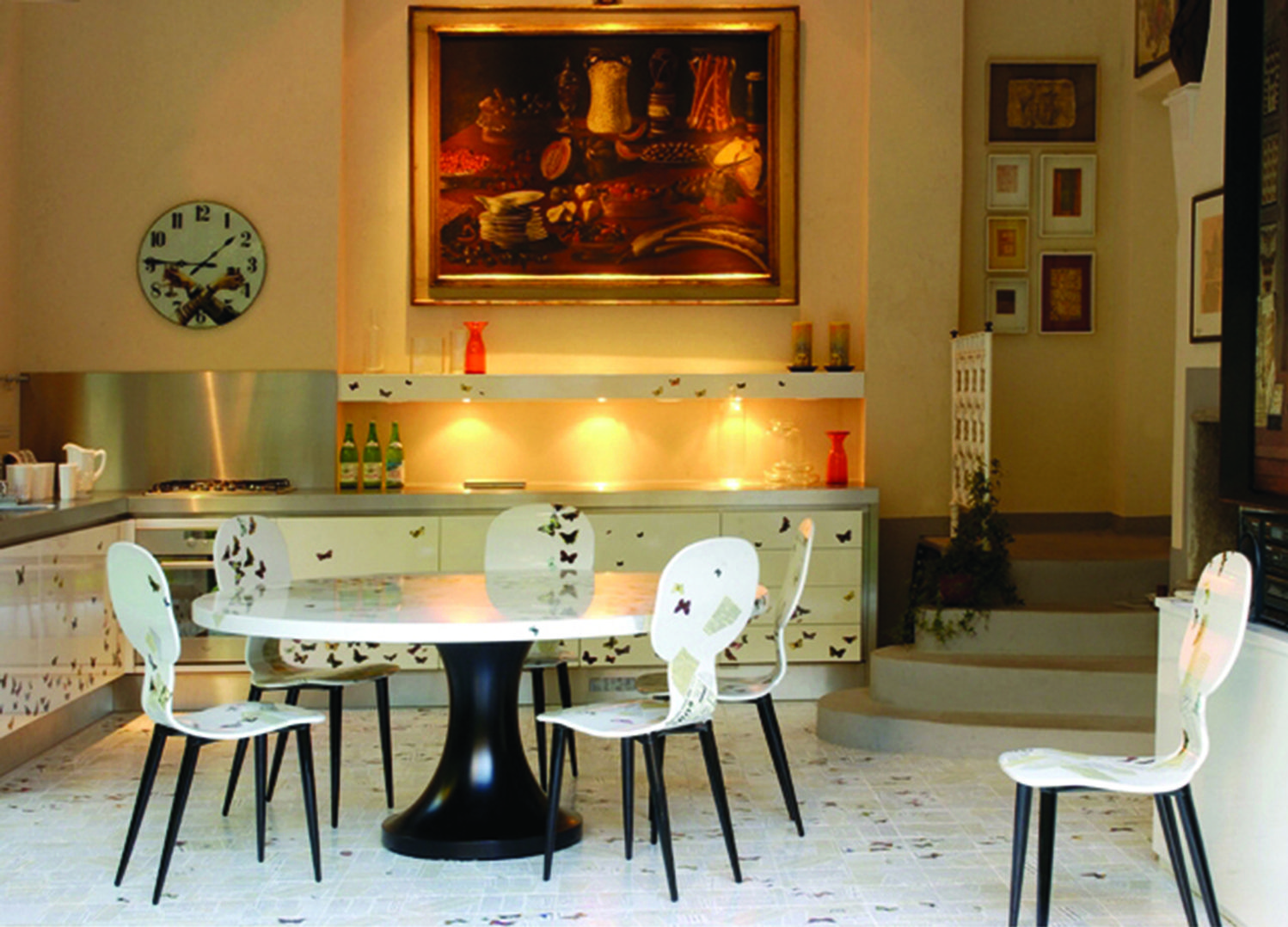 Strato_design_bespoke kitchen project in collaboration with Fornasetti_17